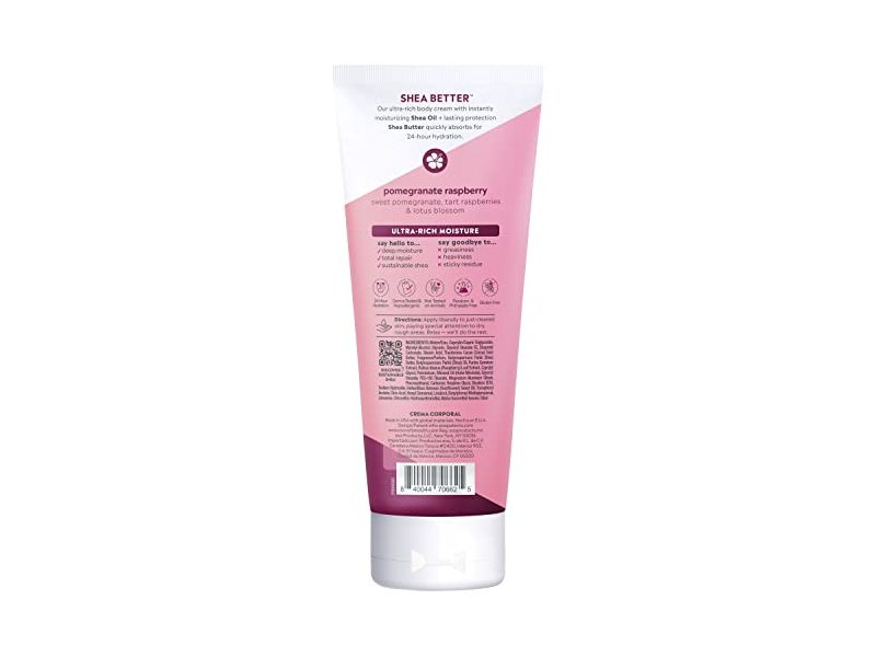 eos Shea Better Heal + Repair Body Cream - Pomegranate Raspberry 8 oz