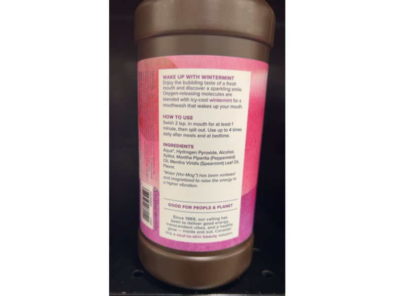 Heritage Store Hydrogen Peroxide Mouthwash, Refreshing Wintermint, 16 fl oz/473 mL