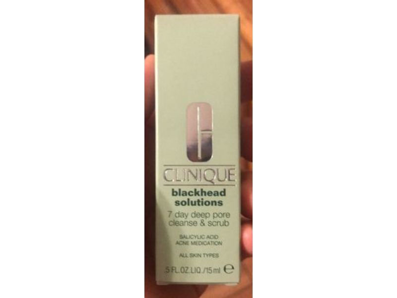 Clinique Blackhead Solutions 7 Day Deep Pore Cleanse & Scrub, 0.5 fl oz/15 ml