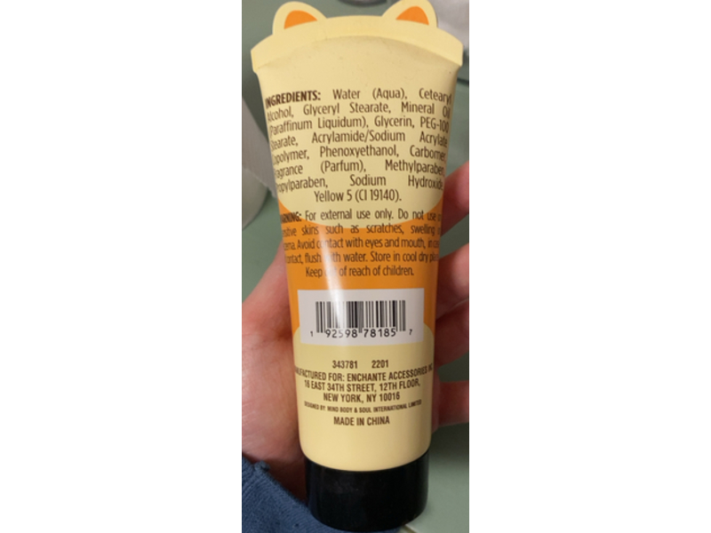 Crystal Waters Peach Island Scented Hand Cream, 3.4 fl oz/100 mL