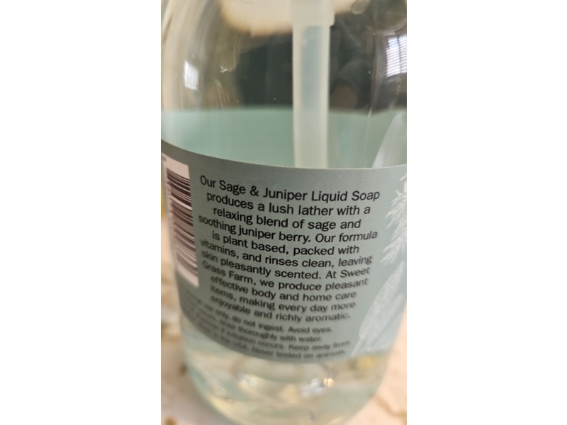 Farmhouse Liquid Soap, Sage & Juniper, 16.9 oz/500 mL