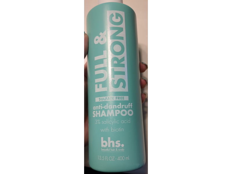 Bhs Full & Strong Anti Dandruff Shampoo, 13.5 fl oz/400 mL