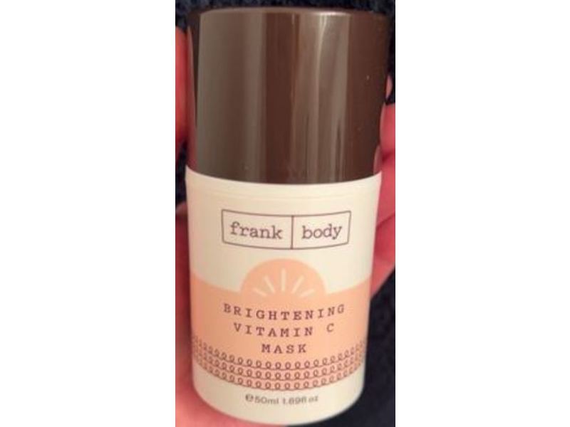Frank Body Brightening Vitamin C Mask, 1.69 fl oz/50 mL