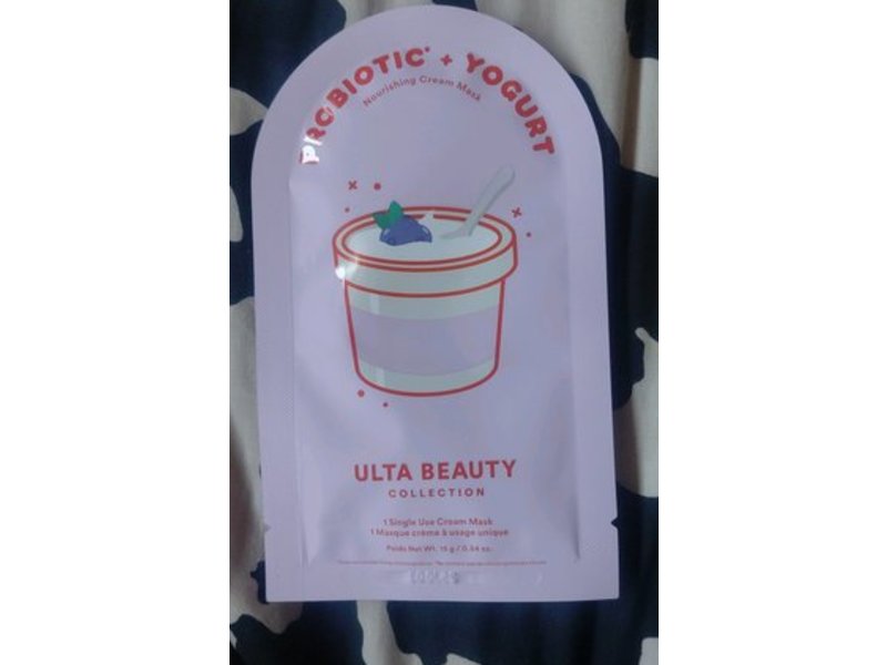 Ulta Beauty Collection Nourishing Cream Mask, Probiotic + Yogurt, 0.54 oz/15 g, 1 Count