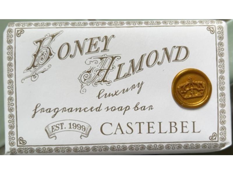 Castelbel Honey Almond Fragranced Soap Bar, 10.5 oz/300 g