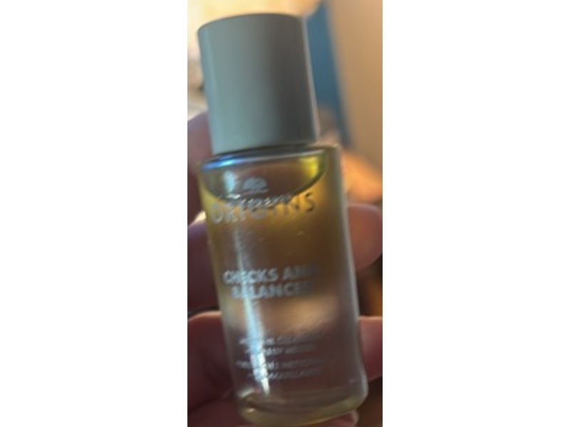 Origins Checks & Balances Milky Oil Cleanser + Makeup Melter, 0.5 fl oz/15 mL
