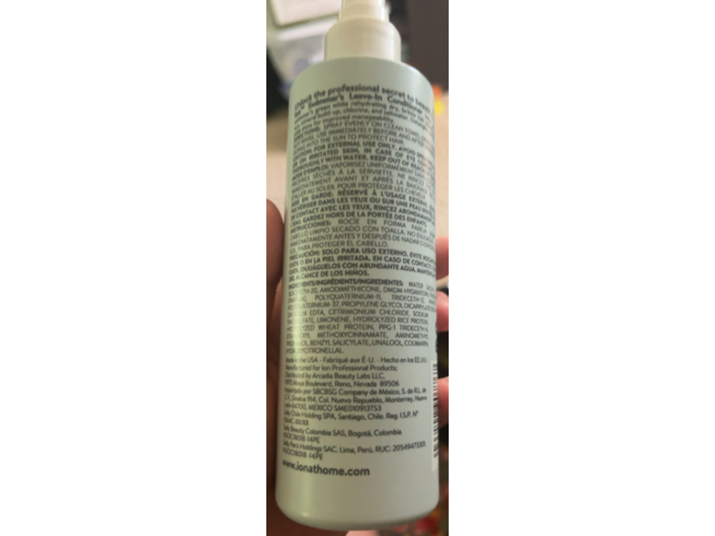 Ion Purifying Solutions Swimmer's Leave-In Conditioner, 8 fl oz/236 mL