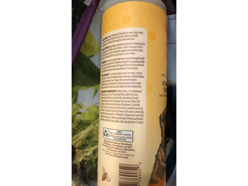Burt's Bees Oatmeal Shampoo, 16 oz/473 mL