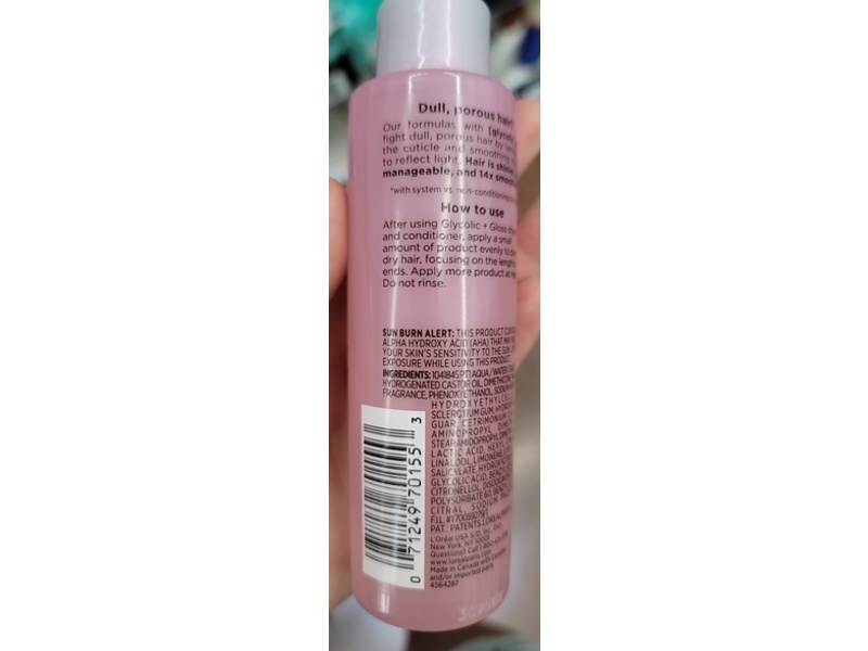 L'Oreal Paris Elvive High Shine Leave-In Serum, 4% Glycolic + Gloss, 4.4 fl oz/130 mL