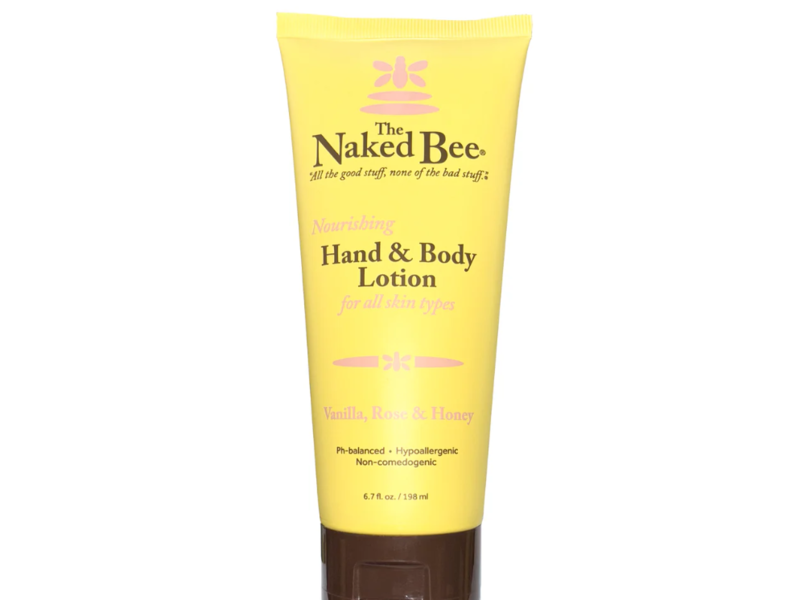 The Naked Bee Moisturizing Hand & Body Lotion, Vanilla Rose & Honey, 6.7 fl oz/198 mL