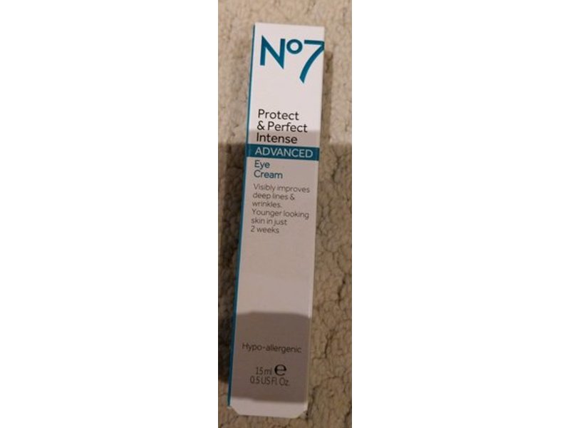 No 7 Protect & Perfect Intense Advanced Eye Cream, 0.5 fl oz/15 mL