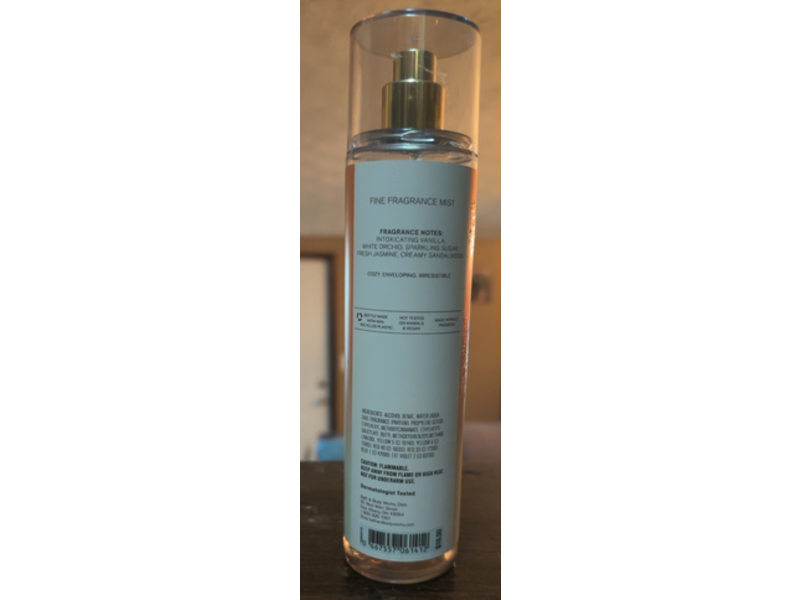 Bath & Body Works Fine Fragrance Mist, Warm Vanilla Sugar, 8 fl oz