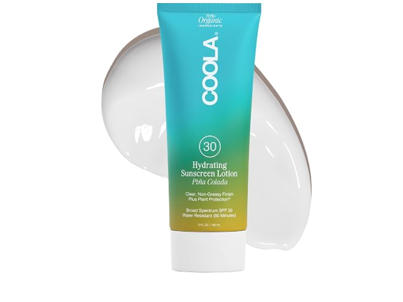 COOLA Classic Body Sunscreen Lotion, Pina Colada, SPF 30, 5 fl oz/148 mL