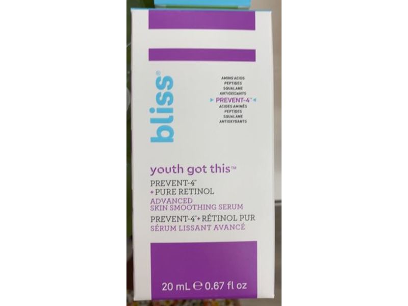 Bliss Youth Got This Skin Smoothing Serum, 0.67 fl oz/20 mL