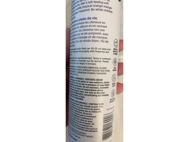 Not Your Mother's Plump For Joy Body Building Dry Shampoo, 7 oz/198 g