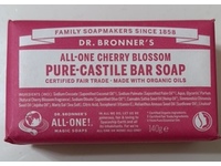 Dr Bronner's All-One Pure Castile Bar Soap, Cherry Blossom, 140 g - Image 4