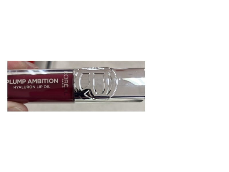 L'Oreal Paris Plump Ambition Hyaluron Lip Oil, Berry Jolie 490, 0.16 fl oz