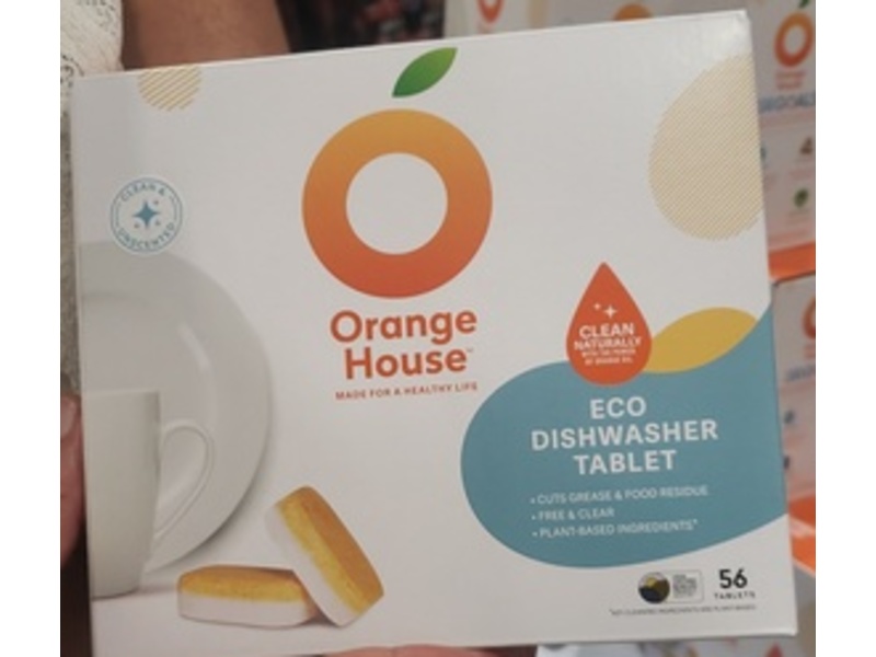 Orange House Eco Dishwasher Tablet, 56 Count