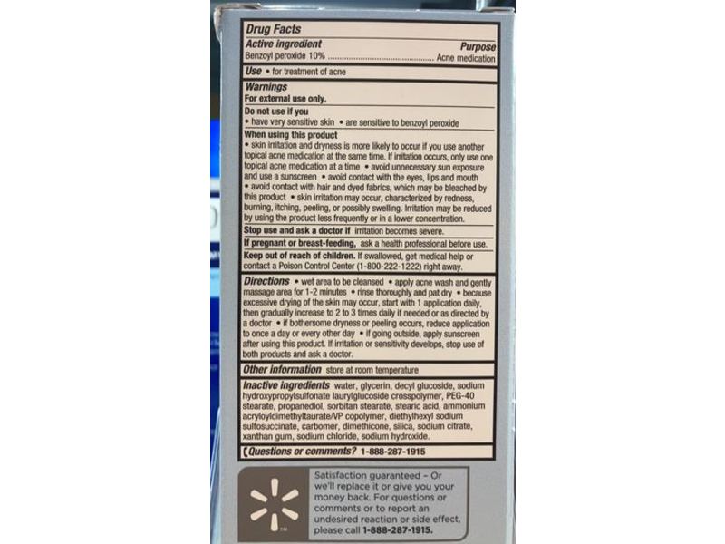 Equate Beauty Acne Wash, Maximum Strength, 5.5 oz/156 g