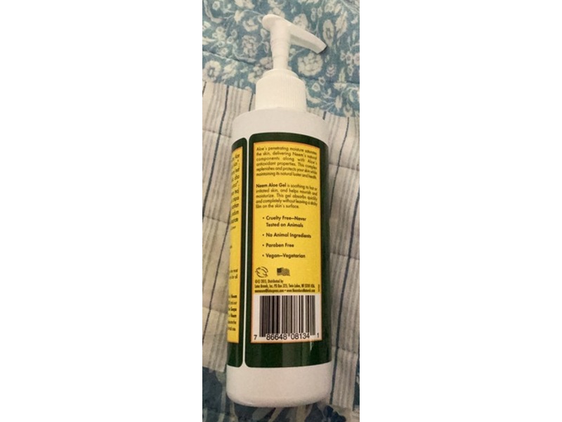 Neem Aura Naturals, Neem Aloe Gel, 8 fl oz/236 mL