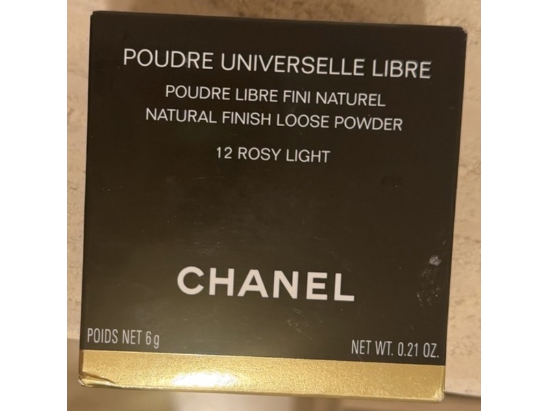 Chanel Poudre Universelle Libre Natural Finish Loose Powder, 12 Rosy Light, 0.21 oz/6 g