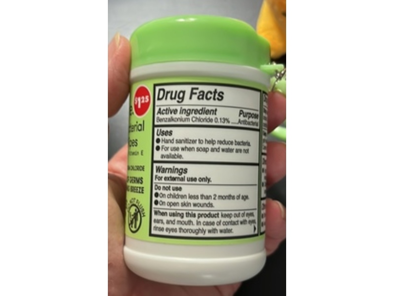 Biopure Antibacterial Hand Wipes, Aloe & Vitamin E, 20 Count