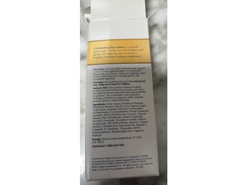 Obagi C Exfoliating Day Lotion, 2 fl oz/59 mL