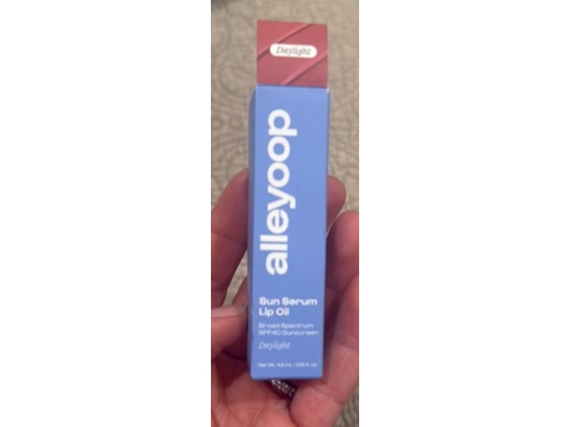 Alleyoop Sun Serum Lip Oil, Day Light SPF 40, 0.15 fl oz/4.5 mL