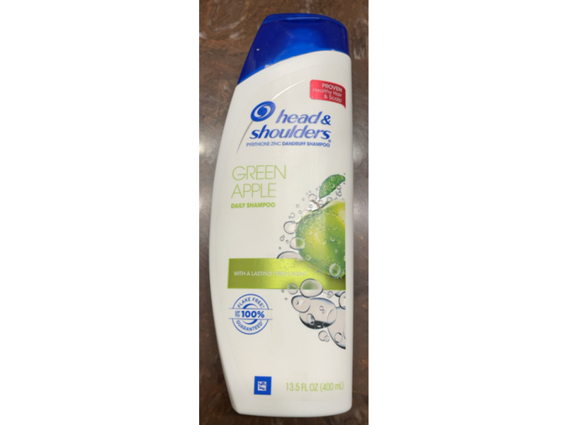Head & Shoulders, Dandruff Shampoo, Green Apple, 13.53 fl oz/400 mL