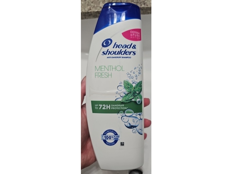Head & Shoulders Anti Dandruff Shampoo, Menthol Fresh, 400 mL
