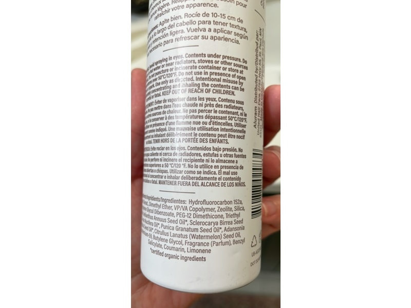 Aluram Dry Texture Spray, 6 oz/170 g