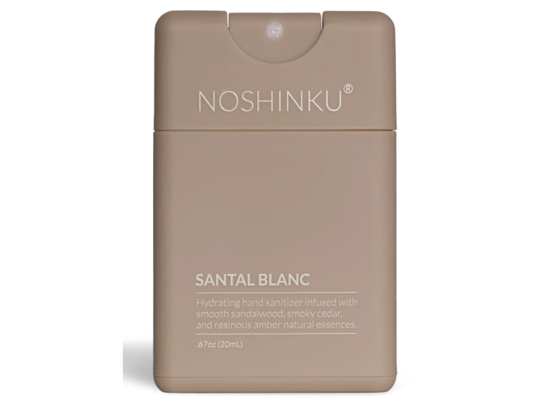 Noshinku Hydrating Hand Sanitizer, Santal Blanc, 0.67 oz/20 mL, Pack Of 3