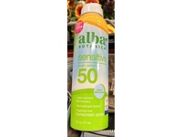 Alba Botanica Sensitive Sunscreen Spray, SPF 50 Fragrance Free, 6 fl oz/177 mL - thumbnail 2