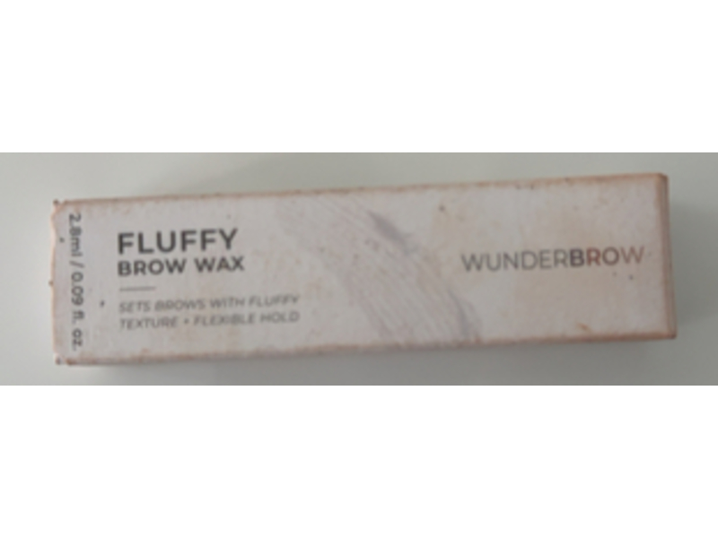 Wunderbrow Fluffy Brow Wax, Clear, 0.09 fl oz/2.8 mL