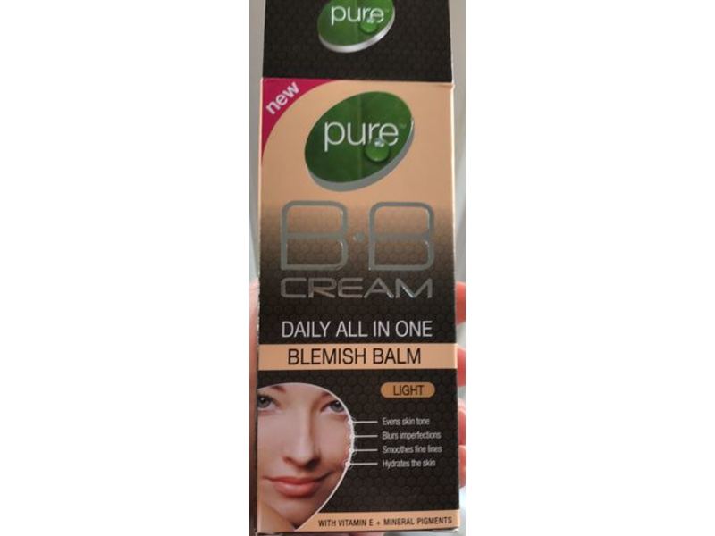 Pure BB Cream Daily All In One Blemish Balm, Light, 30 mL