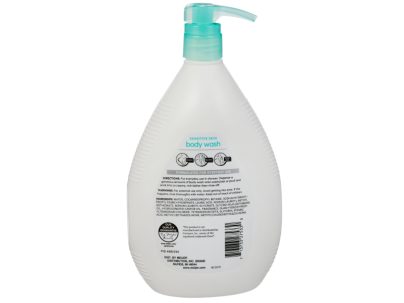 Meijer Sensitive Skin Body Wash, 33.8 fl oz/1 L