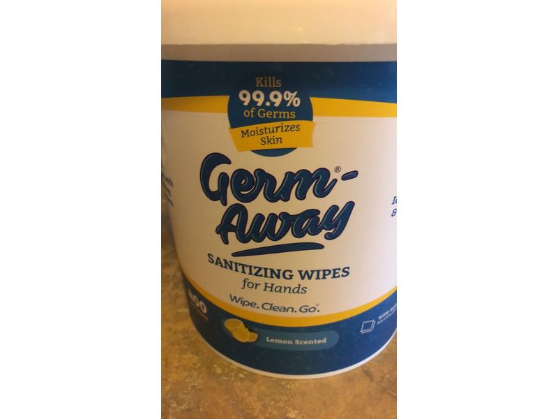 Germ-Away Sanitizing Wipes, 400 Ct