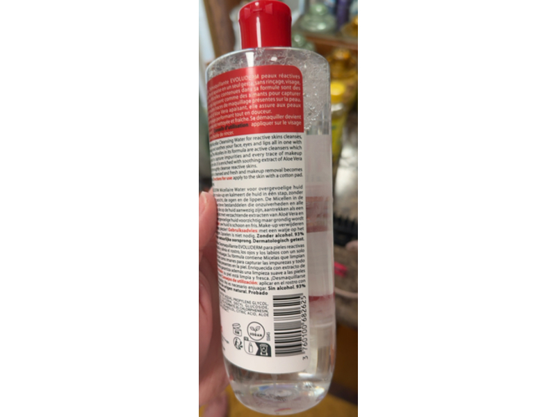 Evoluderm Reactive Skins Micellar Cleansing Water, 16.9 fl oz/500 mL