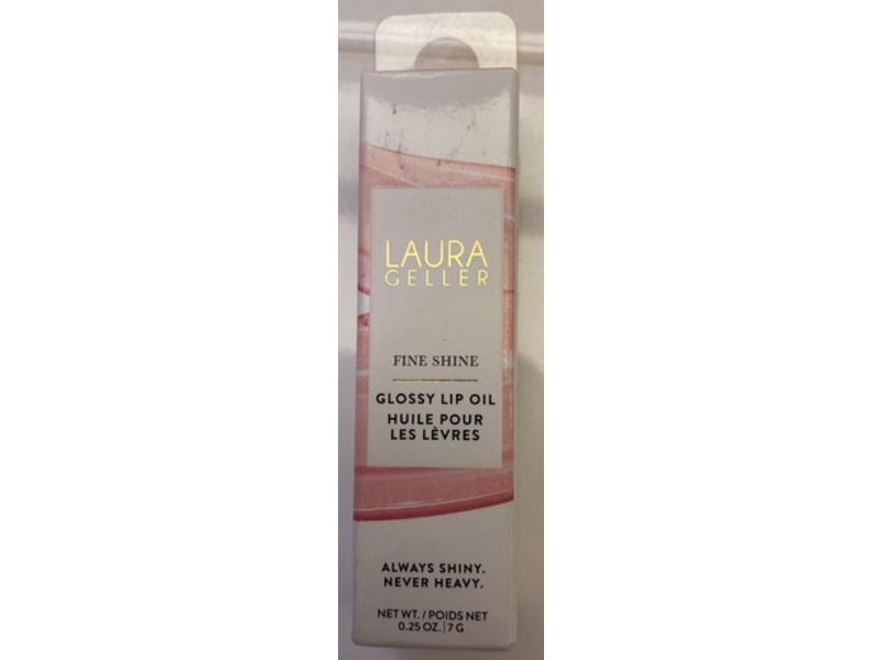Laura Geller Fine Shine Glossy Lip Oil, 02 Beachy Peach, 0/25 oz/7 g