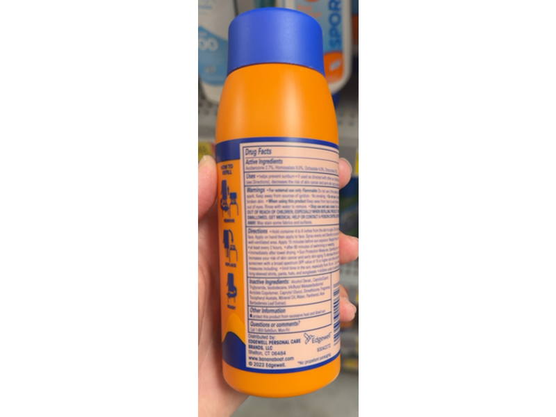 Banana Boat Sport Sunscreen, SPF 50+, 5.5 fl oz/162 mL