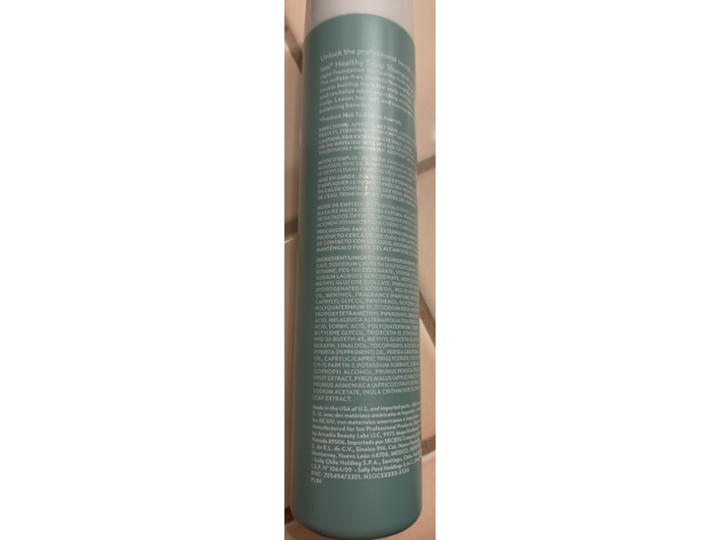 Ion Healthy Scalp Shampoo Solution, 10.5 fl oz/310 mL