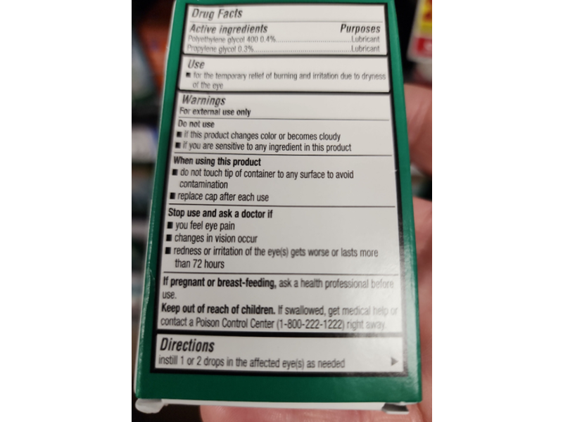 Kroger High Performance Lubricant Eye Drops, 0.5 fl oz/15 mL
