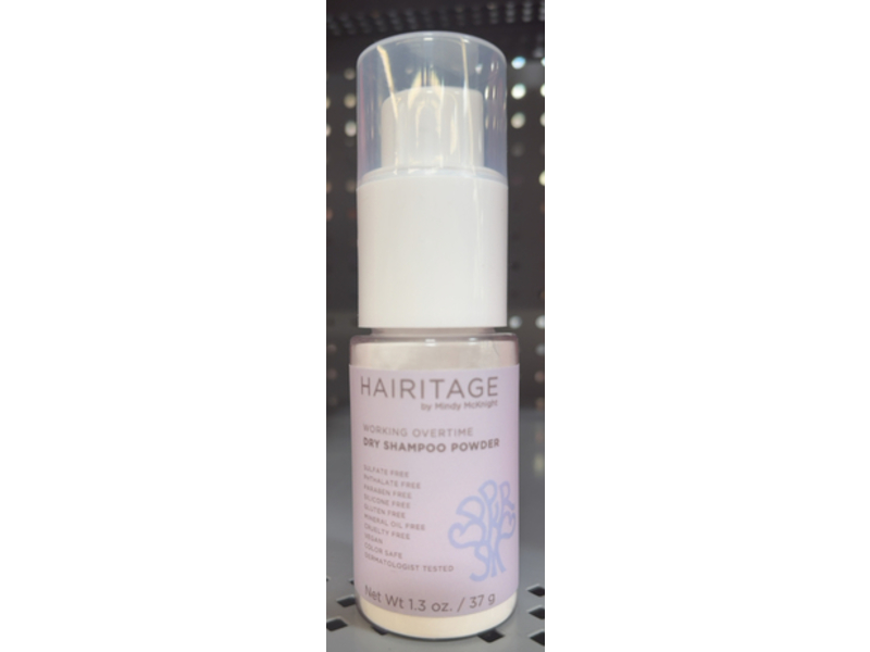 Hairitage By Mindy McKnight Working Overtime Dry Shampoo Powder, 1.3 oz/37 g