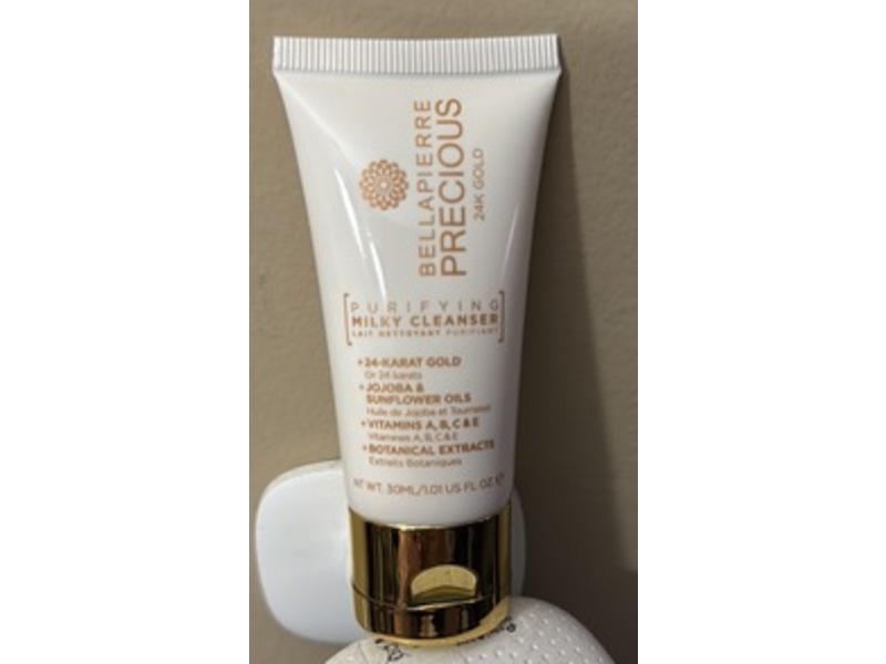 Bellapierre Precious Purifying Milky Cleanser, 24K Gold, 1.01 fl oz/30 mL