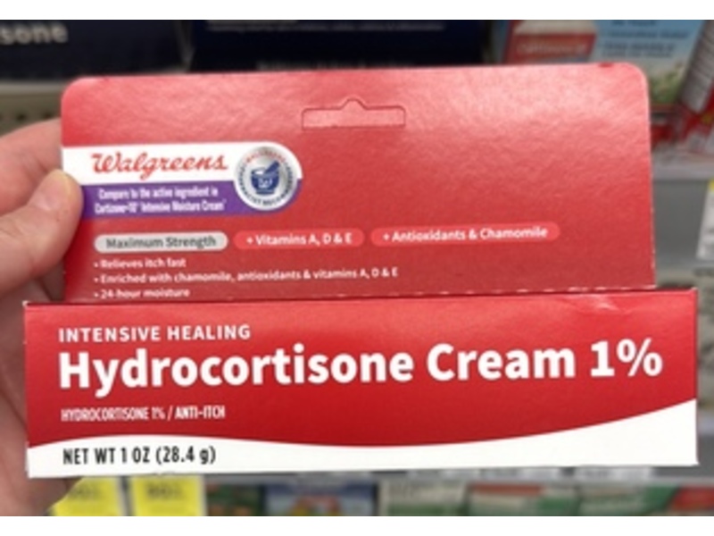 Walgreens Intensive Healing Hydrocortisone Anti-Itch Cream, 1 oz/28.4 g