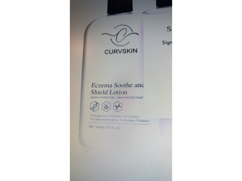 Curvskin Eczema Soothe & Shield Lotion, 13.6 fl oz/400 mL