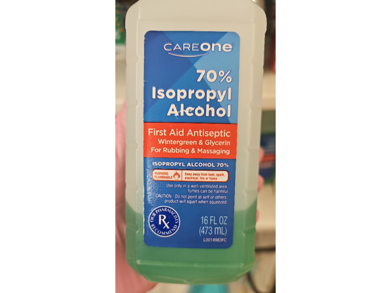 Care One First Aid Antiseptic, Isopropyl Alcohol, 16 fl oz/473 mL