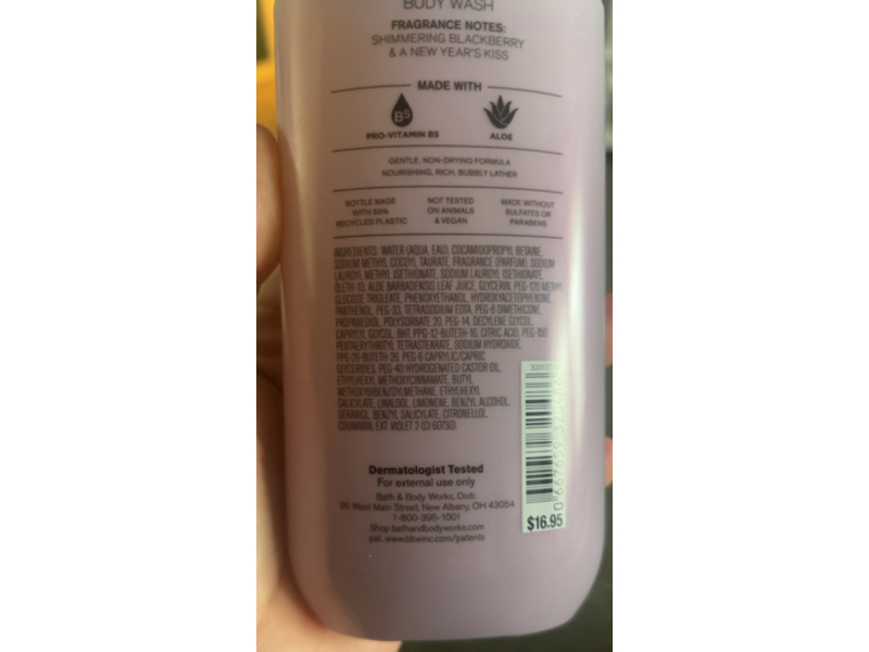 Bath & Body Works Cue The Confetti Body Wash, Pro Vitamin B5 + Aloe, 10 fl oz/295 mL