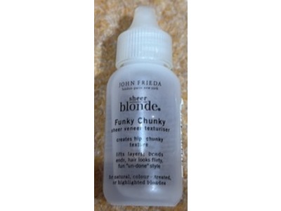 John Frieda Sheer Blonde Funky Chunky Sheer Veneer Texturiser, 25 mL