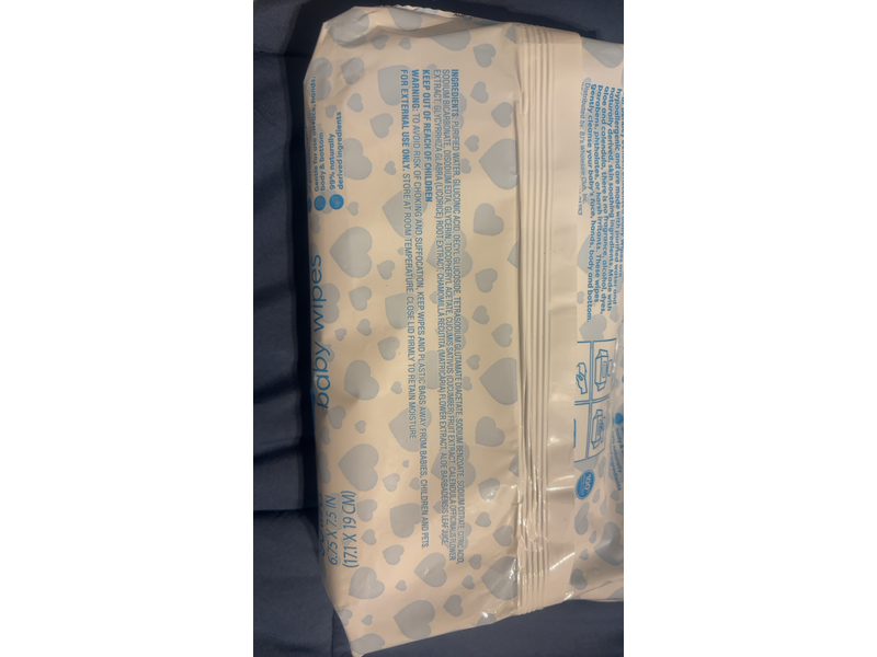 Berkley Jensen Baby Wipes, Unscented, 90 Count